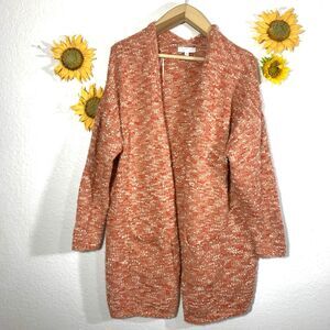 New Directions - Open Knit Sweater W/ Pockets Plus Size 2X Women’s